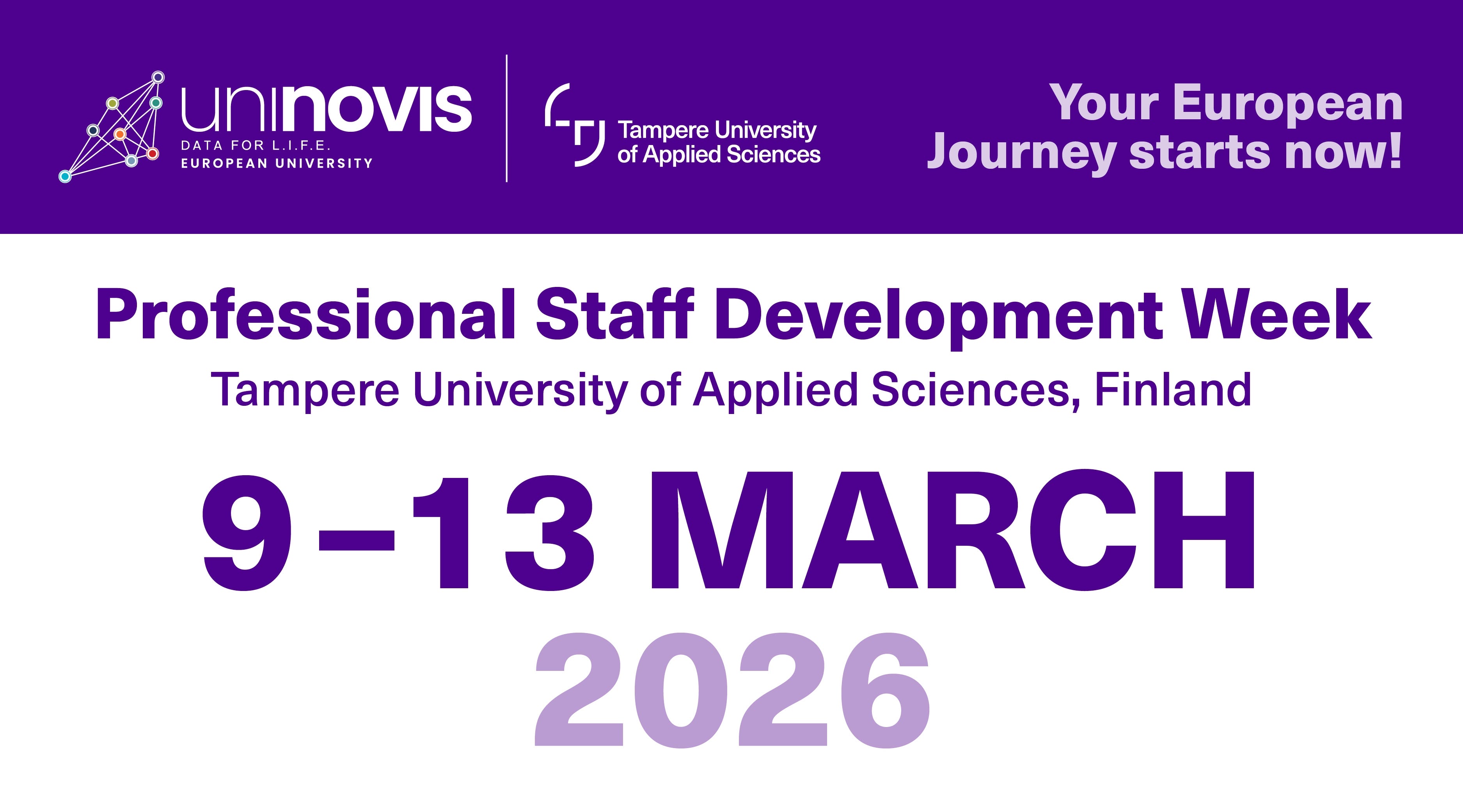 UNINOVIS Staff Development Week at TAMK
