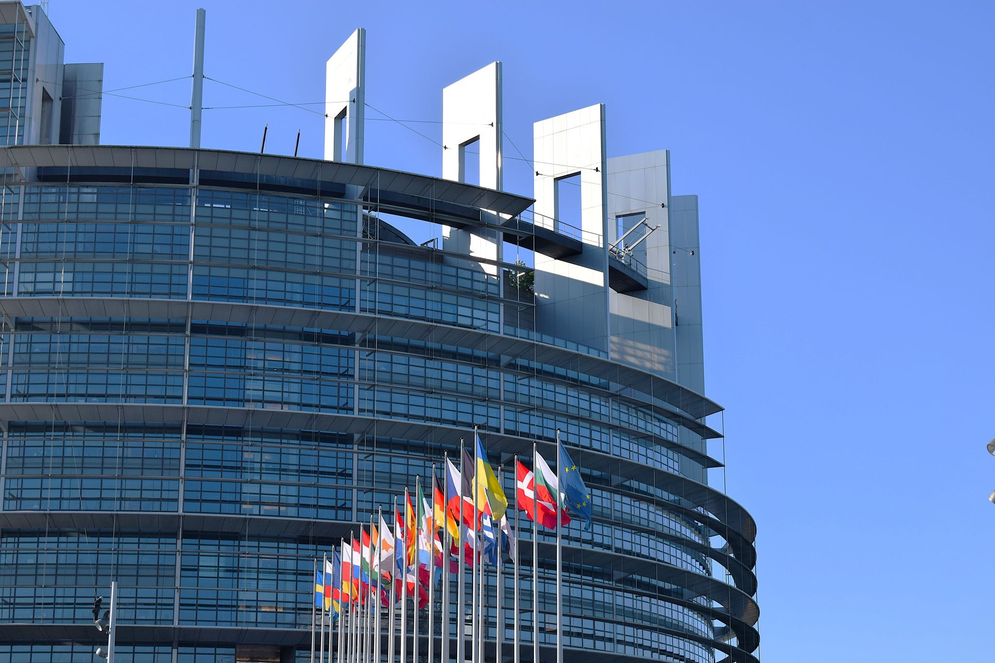 The European Parliament building in Strasbourg