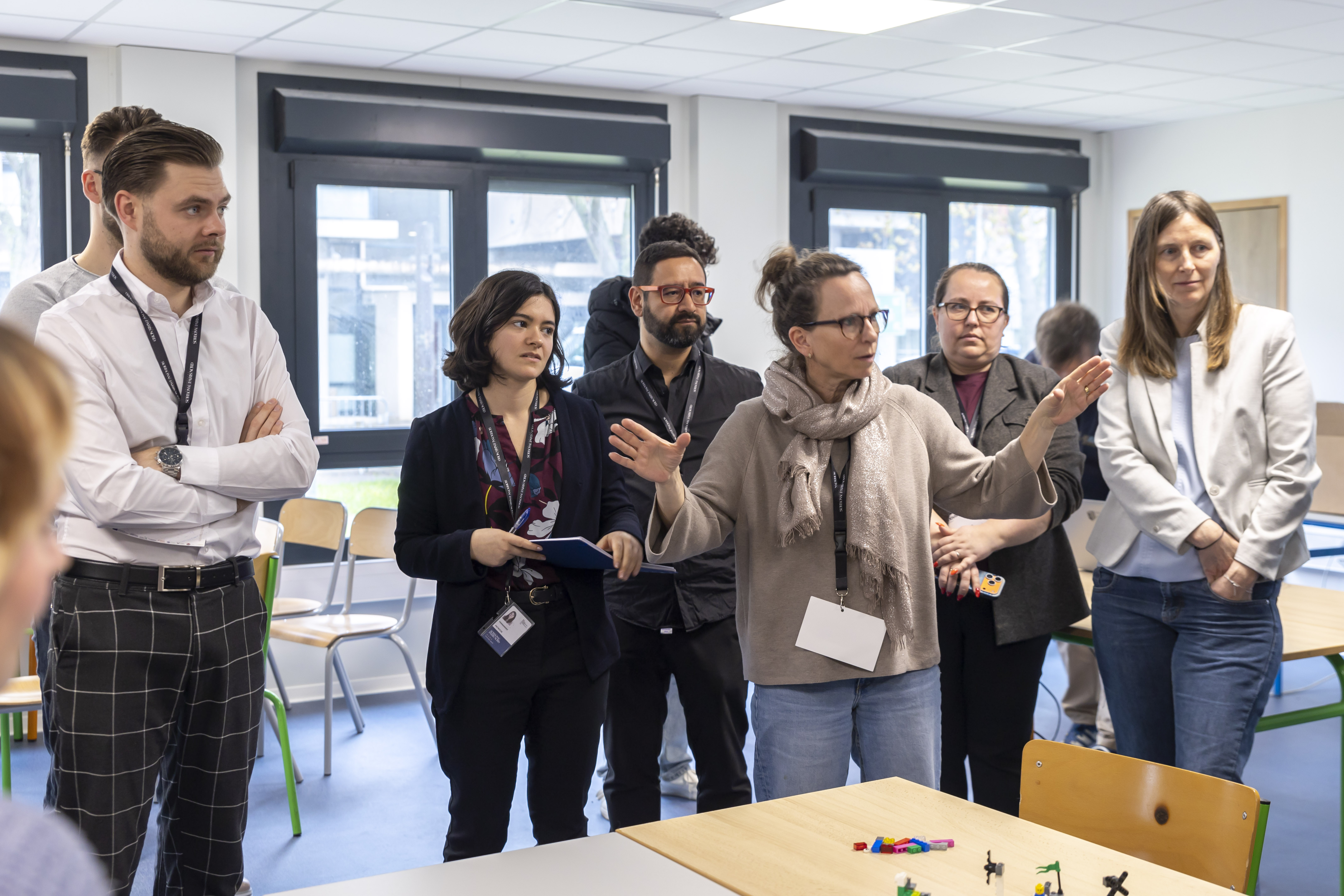 Participants during a workshop session at the UNINOVIS International Staff Week